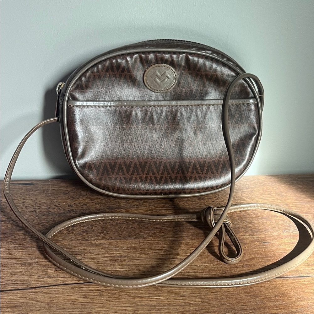 Mario Valentino Monogram Crossbody Bag